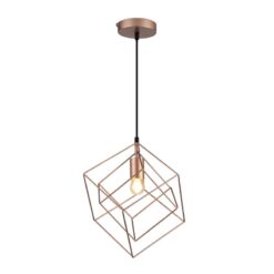 GTV-3376 ROSA  1*E27 IP20 33x33 cm pakabinamas auksinis šviestuvas