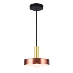GTV-3222 SELVIA 2 1*E27 IP20 20x15 cm pakabinamas auksinis šviestuvas