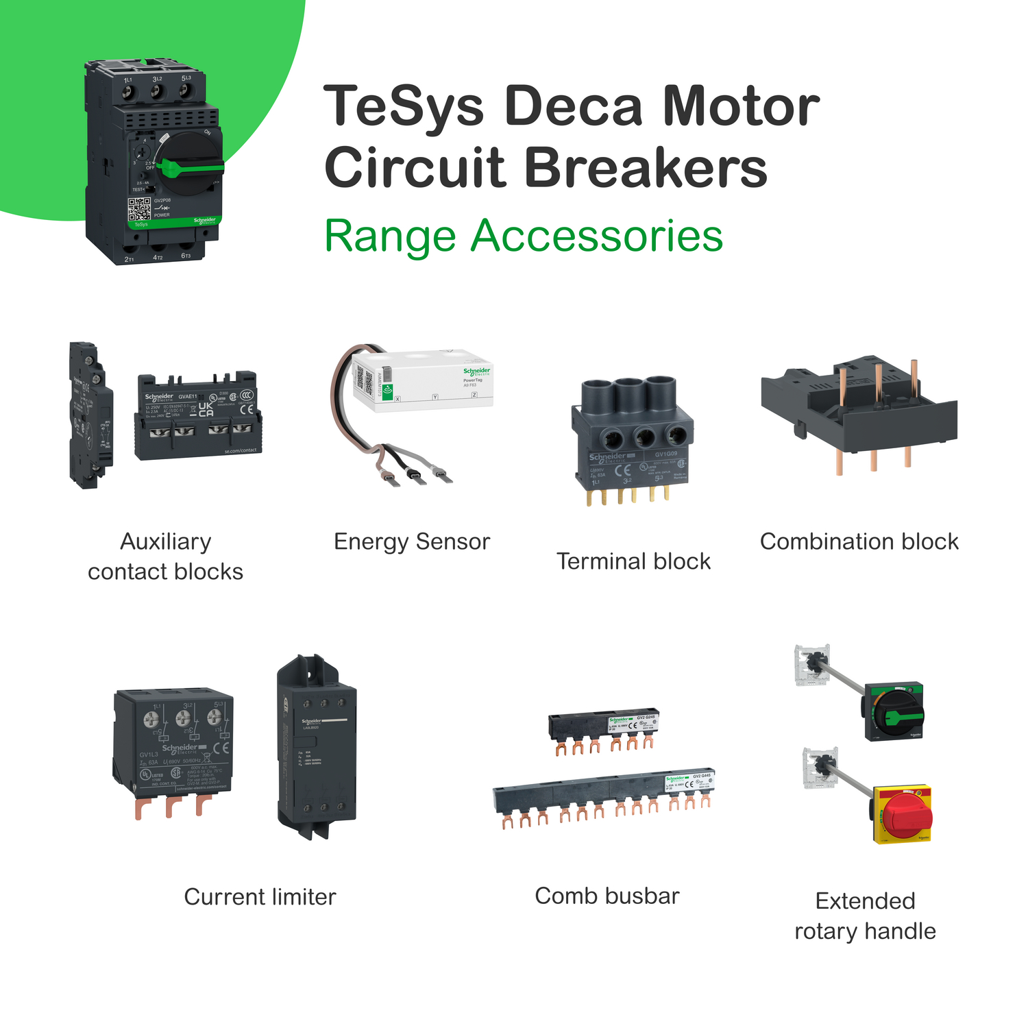 GV2P22 TeSys Deca Variklio automatinis jungiklis 20-25A - Image 6