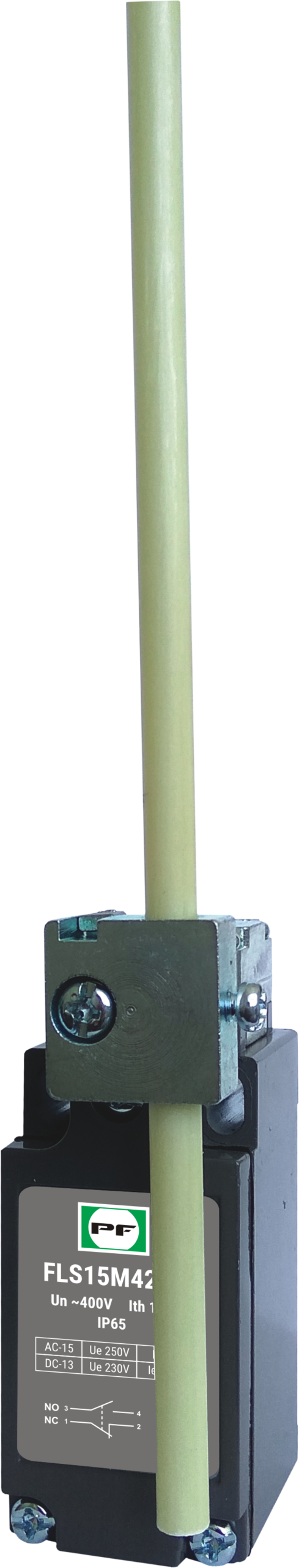 FLS 15M42 IP-66 NO+NC galinės padėties jungiklis
