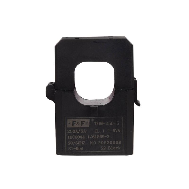 TOM-250-5 Srovės transformatorius, atsegamas 250/5A 23x24mm, 1 klasė - Image 2