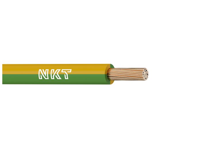 H05V-K (LgY) 1x1 mm2 lankstus viengyslis daugiavielis laidas geltonai žalias