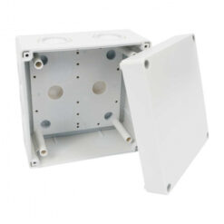 KSK 125 dėžutė 126x126x74mm IP66; įvadai 4xD20, 6xD25, 5xD32; pilka RAL7035, KA