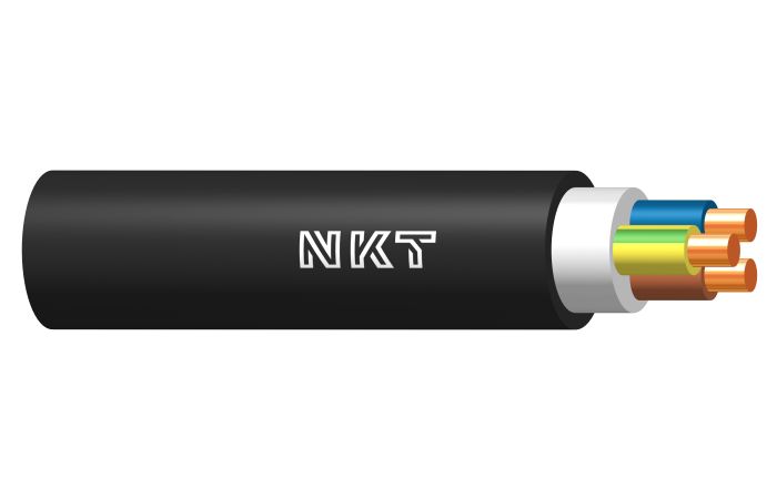 NYY-J 5x6mm2 0.6/1kV varinis jėgos kabelis skirtas kloti žemėje