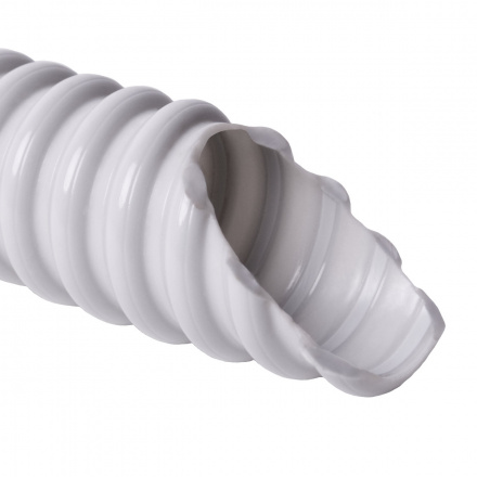 SF25_K30 (GUS25G) SPIROFLEX spiralinis PVC vamzdis lygiu vidumi pilkas RAL7035