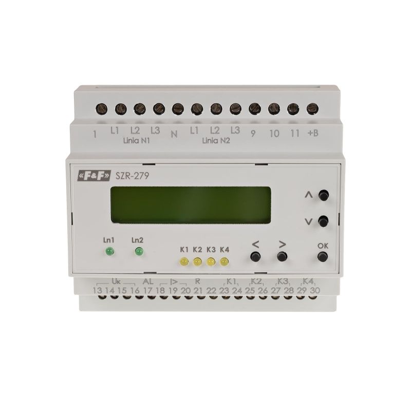 SZR-279 Tinklo-generatoriaus perjungimo relė 3F F&F