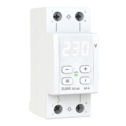 D2-63 red Įtampos kontrolės relė 1F 1NO 63A apatinė 120-210V, viršutinė 220-280V