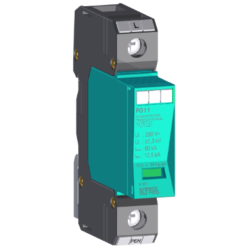 81.001 PO I 1 280V/12,5kA viršįtampių ribotuvas 1P I+II+III (B+C+D) klasė 12,5kA 1,3kV