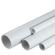 RL 20 lygus PVC vamzdis, baltas (be išplatėjimo)