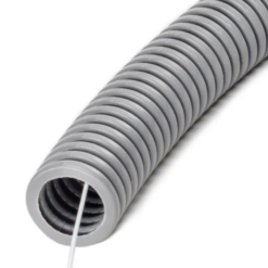 RKGLp 25 PVC vamzdis gofruotas su pratraukimo viela, 320N, pilkas (50)  (444035)
