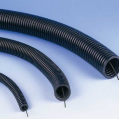 RKGSp 40 PVC vamzdis gofruotas su pratraukimo viela, 750N juodas (25) (444046)
