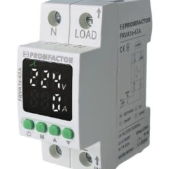FRVA1S-63A 1F įtampos ir srovės kontrolės relė 63A 1NO DIN 2mod