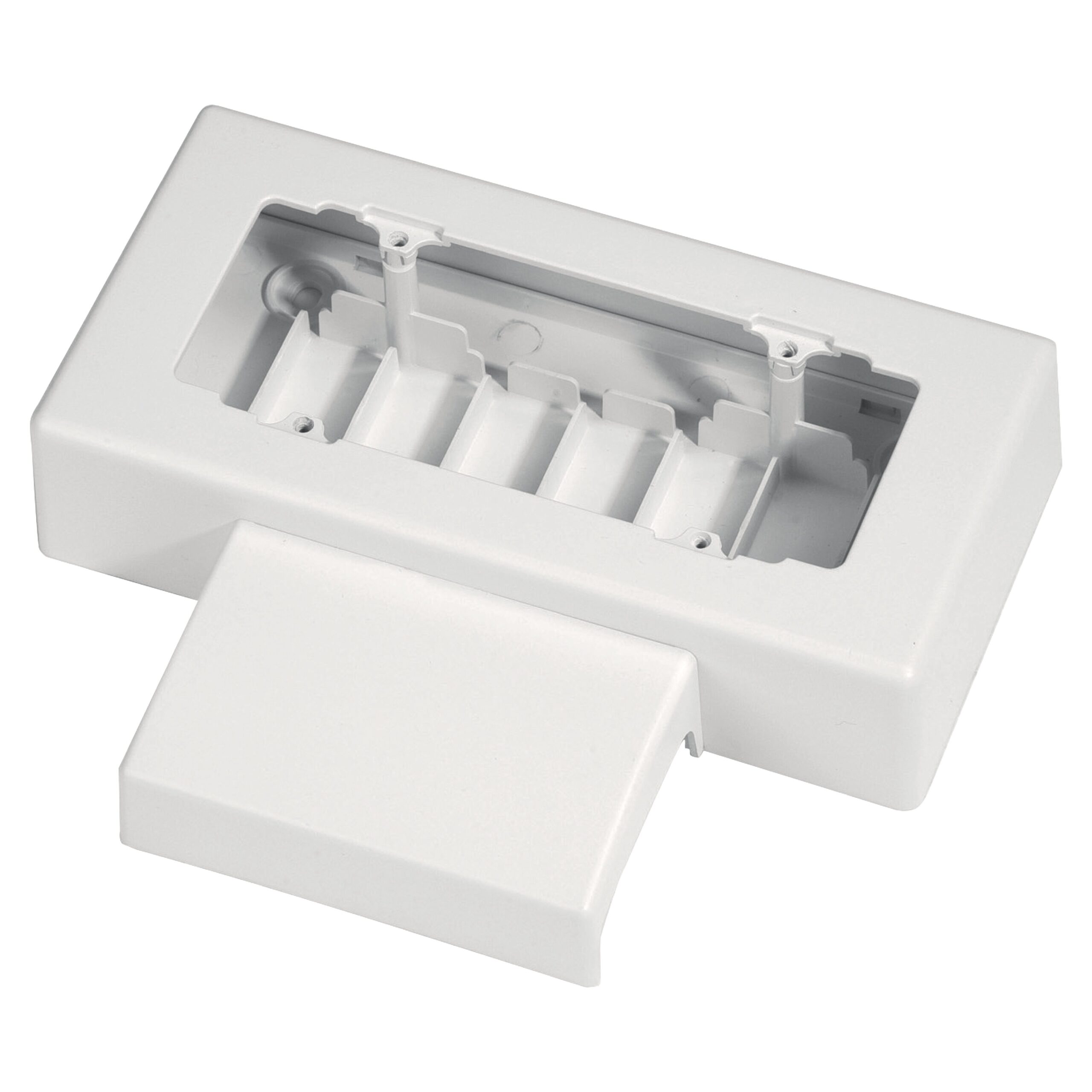 6 Modulių bokšto adapterio dėžutė, 100 mm c skylė