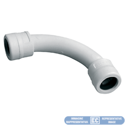 90° Alkūnė ip67 ø32 mm - pilka - easysystem
