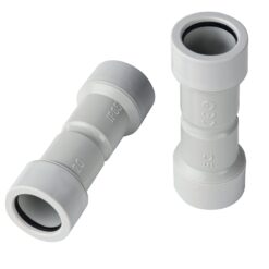 Jungtinis vamzdis-vamzdis ip65 ø20 mm - pilkas - spe
