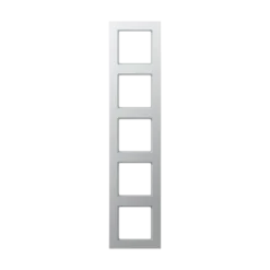 5 dalių rėmas, vertikalus ir horizontalus montavimas, lakuotas kietu plastiku, A CREATION, aliuminis