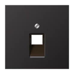 Centrinė plokštelė IAE/UAE lizdams 1 x 8 polių, aliuminio lakas, LS serijos, antracito spalvos