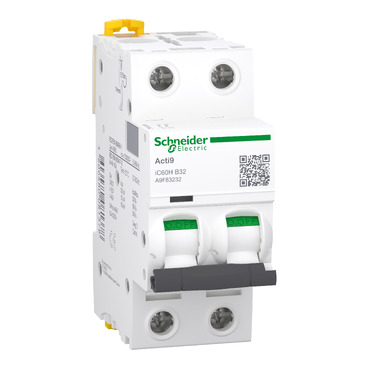 Acti9 iC60H Аutomatinis jungiklis 32A 2P B 10kA 400V