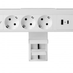 AE-GMNIC3S2U-10 ilgiklis 3x shucko su USB A+C