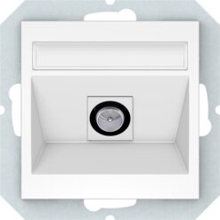 Antenos lizdas VILMA QR1000 TVL01-02, 1 vietos, įleidžiamas, baltos sp