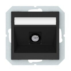 Antenos lizdas VILMA QR1000 TVL01-02, 1 vietos, įleidžiamas, matinės juodos sp