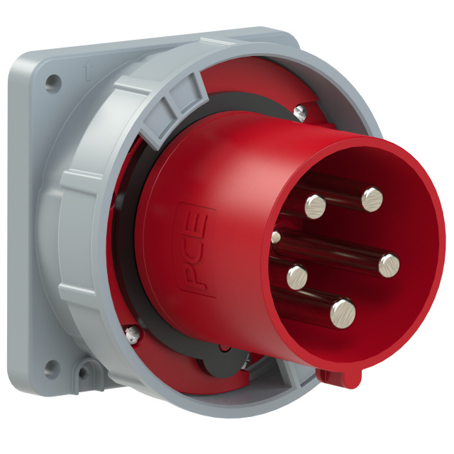645-6 Įmontuojamas kištukas 125A 5P 400V IP67