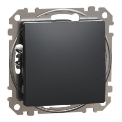 SDD114106 1 klavišo perjungiklis be rėmelio, antracito spalvos, Sedna Design