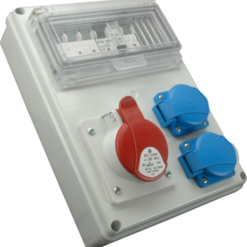 Mini distribution boxes ROS 8 IP44 su RCD (nuotėkio srovės rele),10010791,ROS-FI 3203 /S