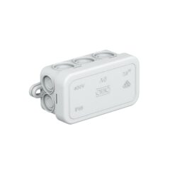 VDE Hermetinė paskirstymo dėžutė 80x43x36mm IP55 be halogenų, pilka