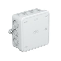 VDE Hermetinė paskirstymo dėžutė 85x85x40 IP55 be halogenų, pilka