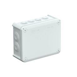 Hermetinė instaliacinė dėžutė 190x150x77mm IP66 be halogenų, pilka