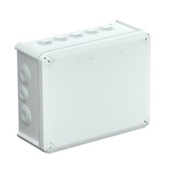 Hermetinė instaliacinė dėžutė 240x190x95mm IP66 be halogenų, pilka