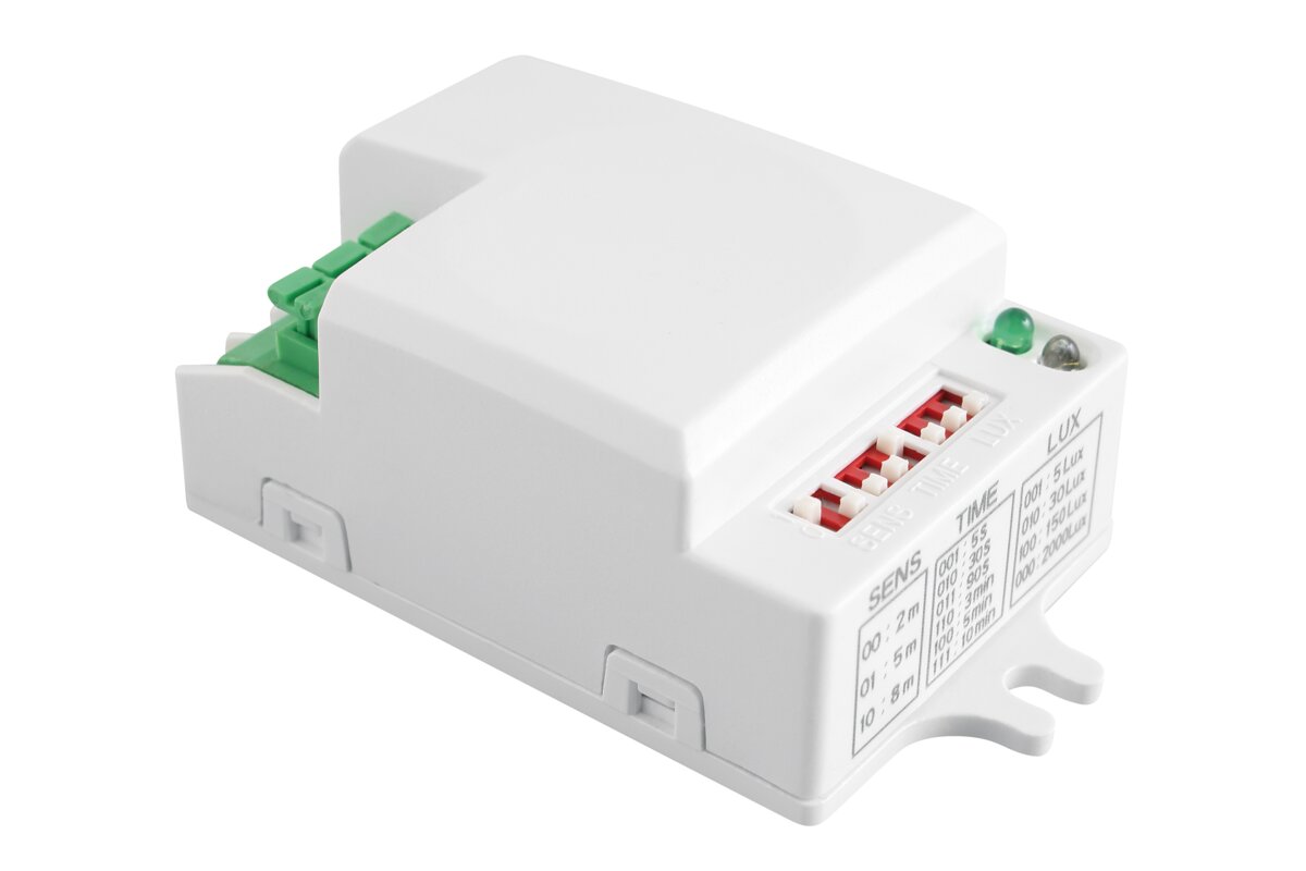 SRC812-MINI 180* 230V MAX 500W radius: 2-8m IP 20 daviklis mikrobanginis(tinka LED) - Image 2