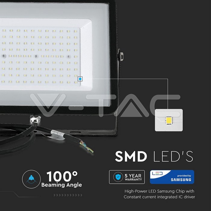 300W LED prožektorius V-TAC 4000K Samsung LED - Image 9