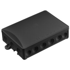 A.0065C Hermetinė instaliacinė dėžutė 90x130 IP54 juoda RAL9005  PAWBOL