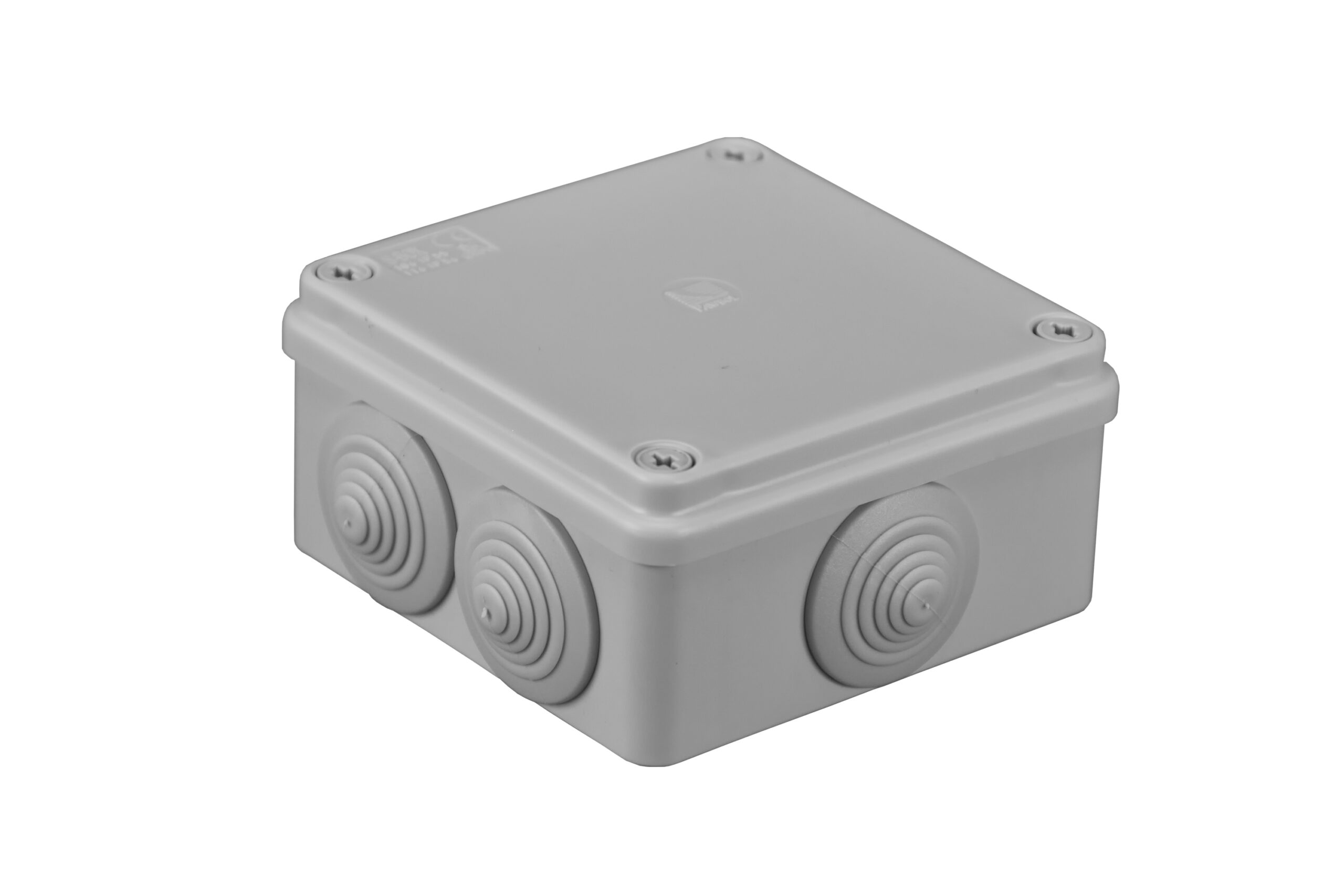 S-BOX106 hermetinė instaliacinė dėžutė virštinkinė 100x100x50mm IP65