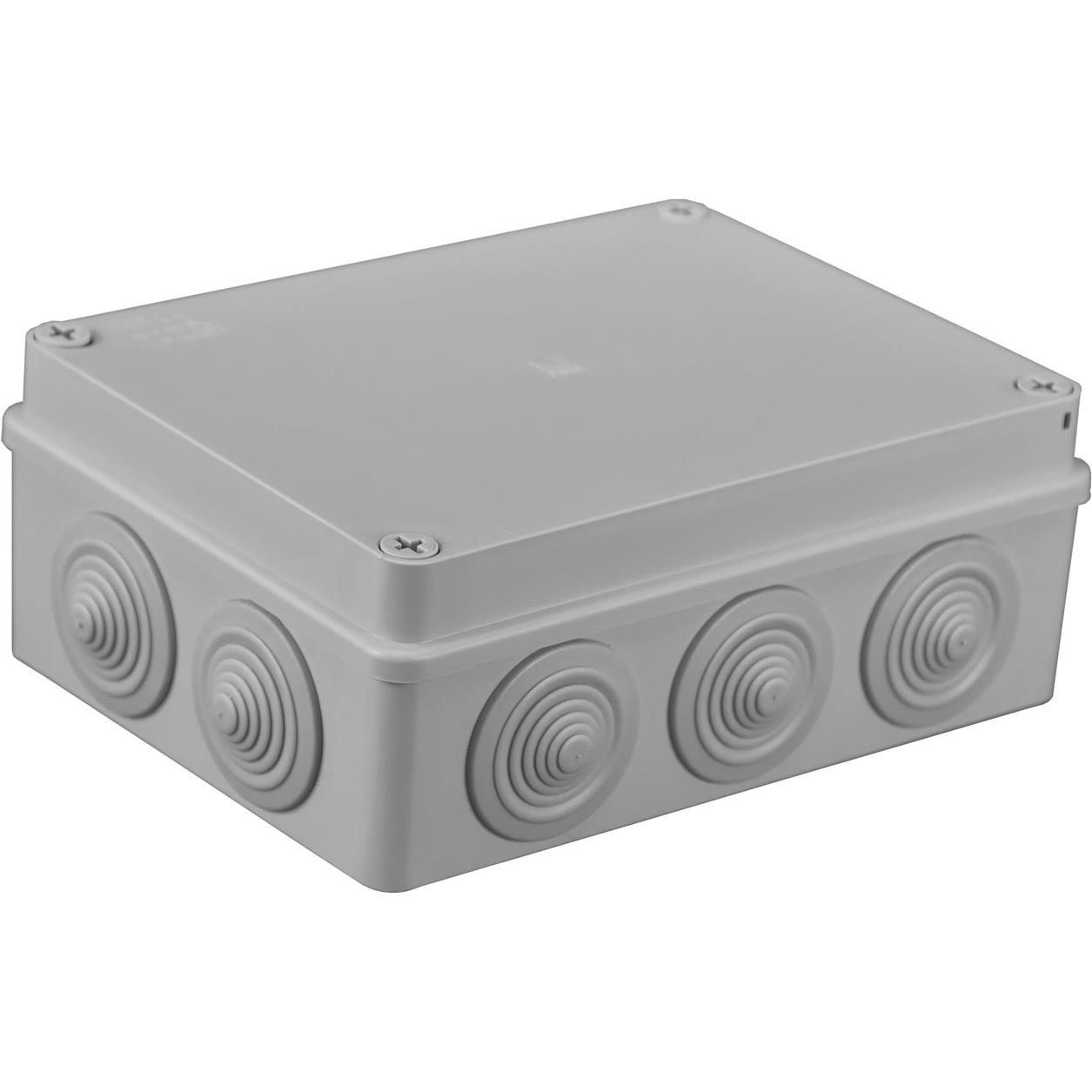 S-BOX406 hermetinė instaliacinė dėžutė virštinkinė 190x140x70mm IP65