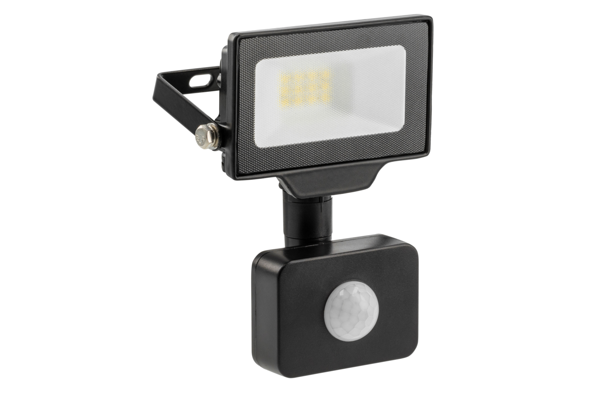 LED prožektorius GCR GT-GCR10W-64, 10 W, 1000 lm, 6000 K, IP65, juoda