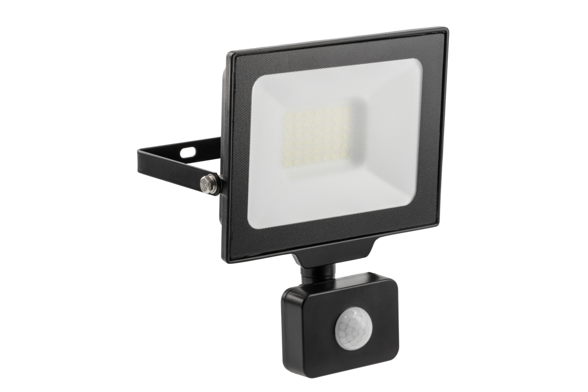 LED prožektorius GCR GT-GCR30W-40, 30 W, 3000 lm, 4000 K, IP65, juoda