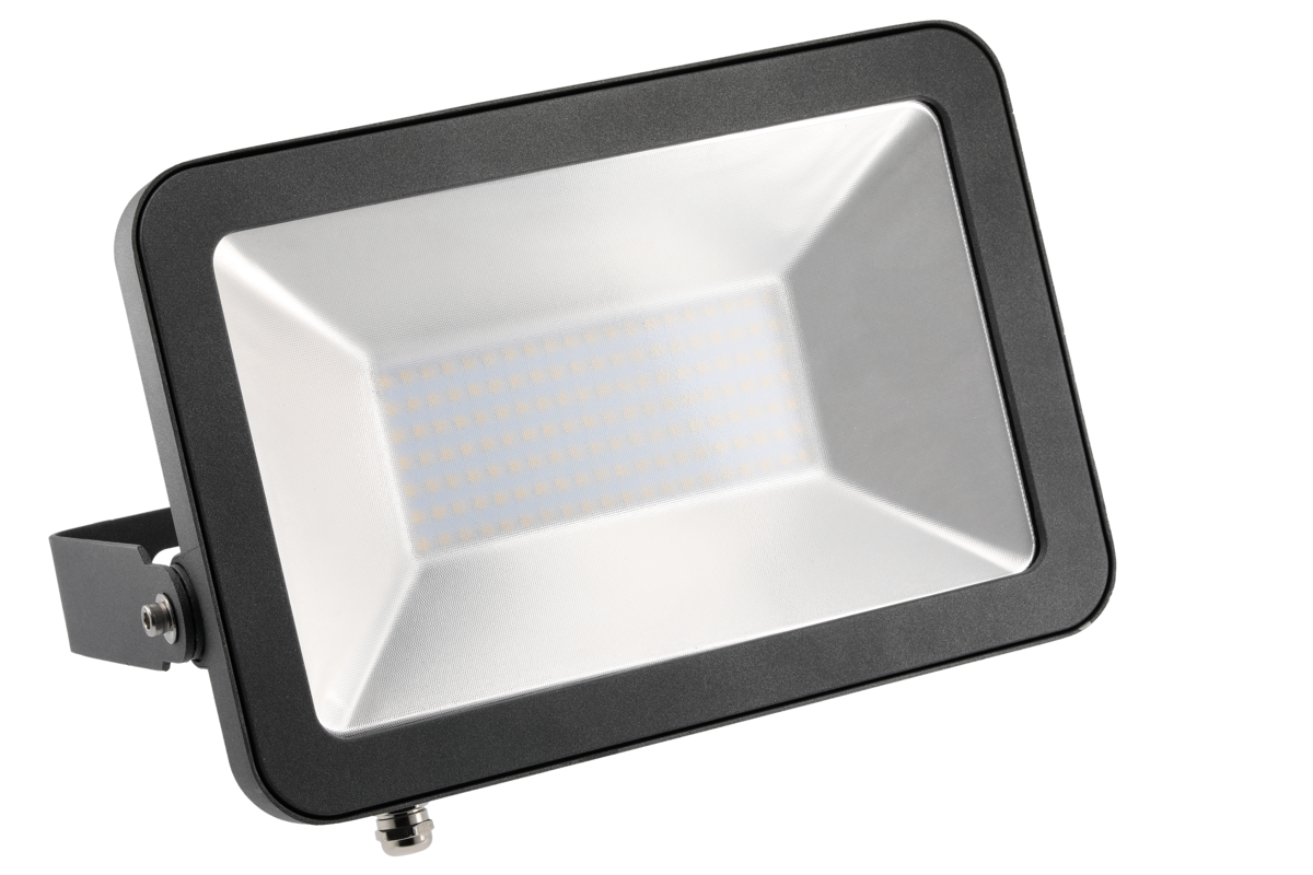 LED prožektorius VIPER LD-VIPERS100W-40, 100 W, 10000 lm, 4000 K, IP65, pilka