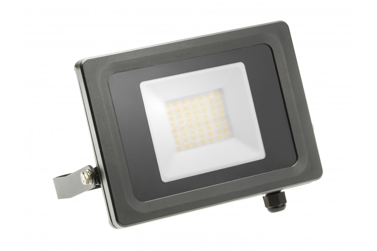 LED prožektorius VIPER LD-VIPERS30W-40, 30 W, 2700 lm, 4000 K, IP65, pilka