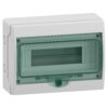 Hermetinis modulinis paskirstymo skydelis Schneider Electric Mureva Enclosure 10315 1x12 modulių IP65 virštinkinis montavimas skaidrios durelės, pilkas
