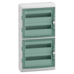 Paskirstymo skydelis Schneider Electric Mureva 10346 4 eilės 18 modulių IP65 virštinkinis montavimas, pilkas