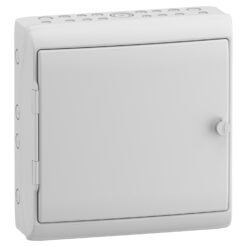 Hermetinis modulinis paskirstymo skydas Schneider Electric Mureva 13197 virštinkinis montavimas IP65 460x448x160 mm paprastos durys plastikinis, pilkas