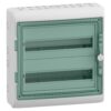 Hermetinis modulinis paskirstymo skydelis Schneider Electric Mureva 13434 2 eilės 18 modulių IP65 virštinkinis montavimas durelės, pilkas