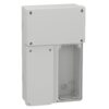 Modulinis pagrindas Schneider Electric Mureva PK 83922 IP65 210x350x70 mm virštinkinis montavimas plastikinis, pilkas