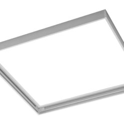 Paviršinio montavimo rėmelis LED panelėms GTV GT-RM45X45-00 45×45 cm aukštis 43 mm be varžtų, baltas