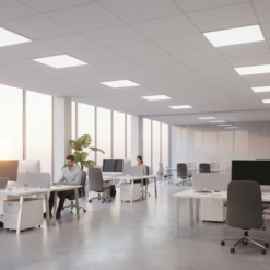 LED panelė GTV ARGO LD-ARG30W60-NB 30 W 3000 lm 4000 K AC 220–240 V IP44 IK08 montuojama ant lubų, balta