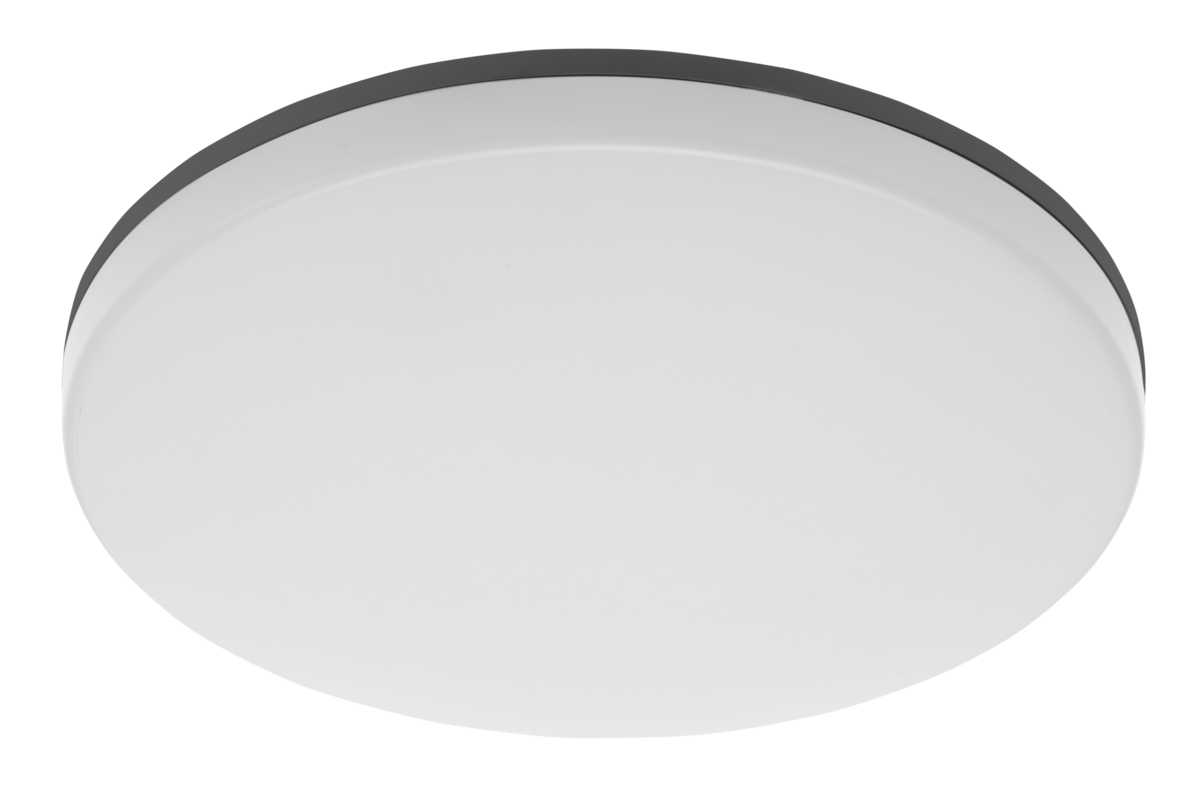 Plafonas GTV LD-BES24WOKBL-DIM-40 2400 lm 4000 K, apvalus, juodas
