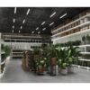Hermetinis LED šviestuvas GTV LUMIA II LD-LUM150-50W-40 50 W 6500 lm 4000 K 220–240 V IP66 montuojamas ant sienos arba lubų, baltas